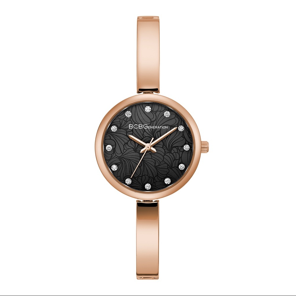 BCBGeneration Rosetone Adjustable Bangle Watch